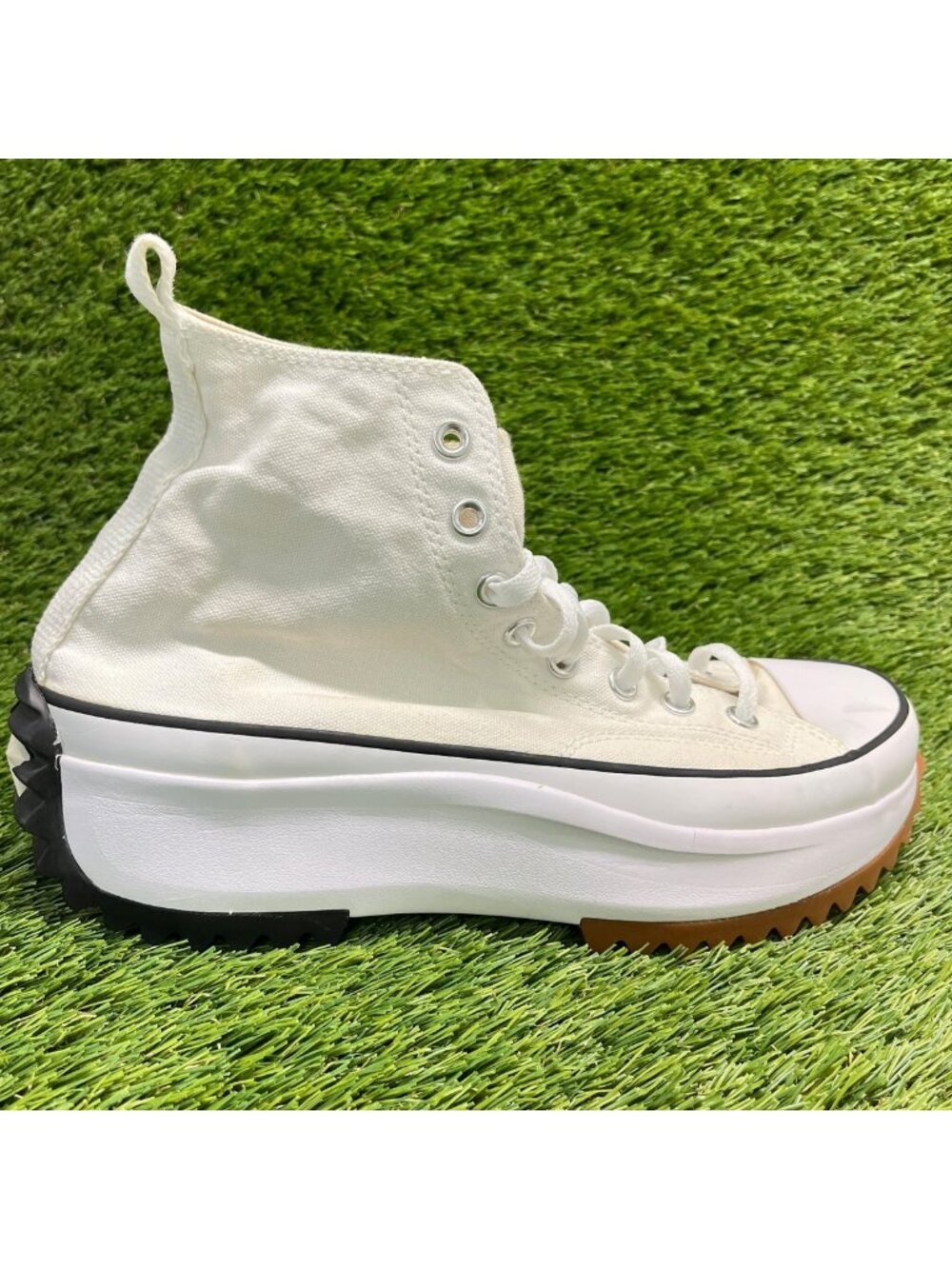 Converse Run Star Hike High Mens Size 9.5 Women 11 White Athletic Shoes Sneakers